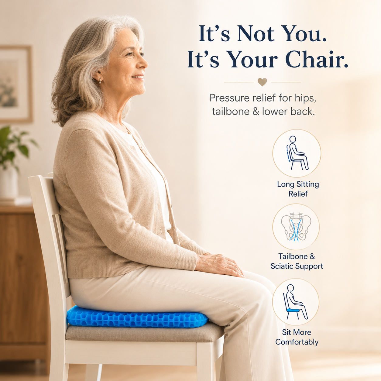 ComfortCore Gel Seat Cushion